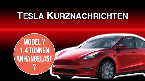 anhängelast tesla|Anhängelast Tesla Model Y 